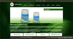 Desktop Screenshot of amritadrugs.com